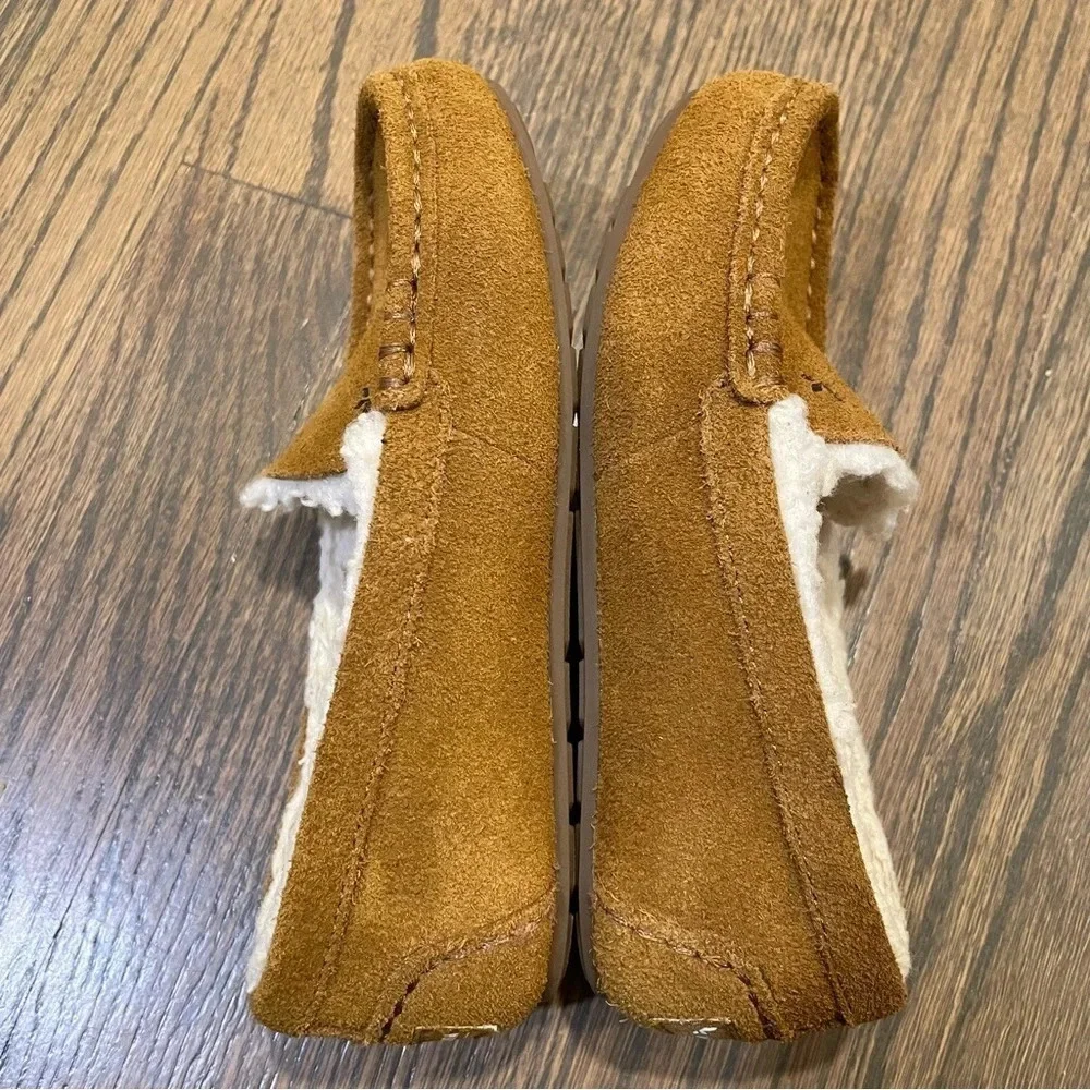 Koolaburra by UGG Suede Moccasin Slipper Shoes Size 12 Brown